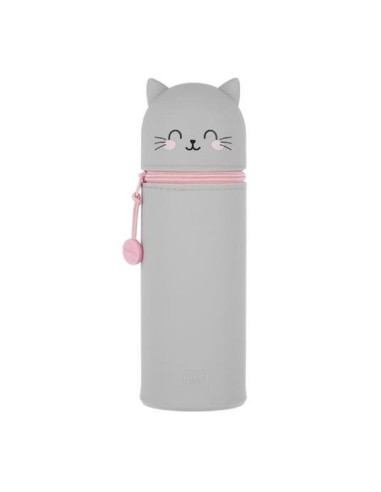ASTUCCIO 2 IN 1 IN MORBIDO SILICONE KAWAII LEGAMI - KITTY