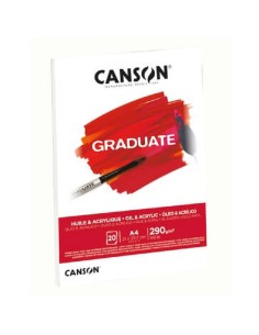 SKETCHBOOK A4 20 FG. 290g/m2 CANSON OIL & ACRYLIC