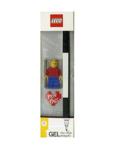 Lego Stationery - Set 2 Pen Gel - Penna Penne Gel - Scuola - Ufficio  Nero+Rosso