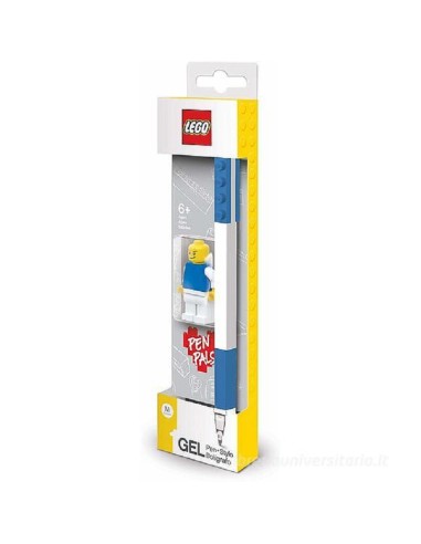 LEGO PENNA GEL BLU + MINIFIGURE LEGO ART 52600