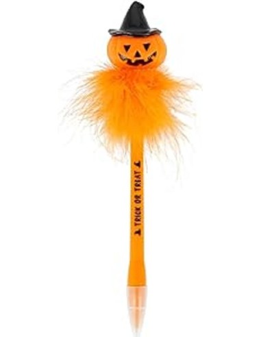 PENNA A SFERA LEGAMI ZUCCA LUMINOSA HALLOWEEN