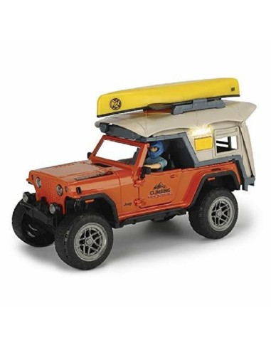 SET CAMPEGGIO JEEP CON CANOA