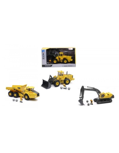VEICOLI DA LAVORO VOLVO 1:32 CONSTRUCTION TIME