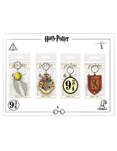 HARRY POTTER PORTACHIAVI IN GOMMA BOCCINO D'ORO RK38454C