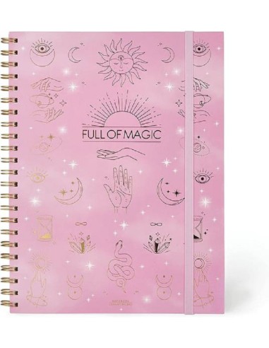 QUADERNO SPIRALATO 3 IN 1 LEGAMI FORMATO A4 - FULL OF MAGIC