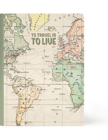 QUADERNO LARGE LINED LEGAMI - TRAVEL