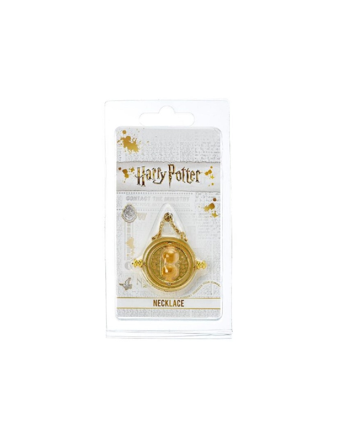 HARRY POTTER COLLANA CON CIONDOLO GIRATEMPO GIREVOLE