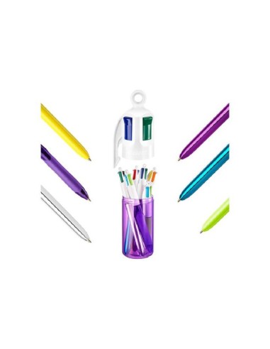 BIC PENNA A SFERA 4 COLORI MAXI CASE