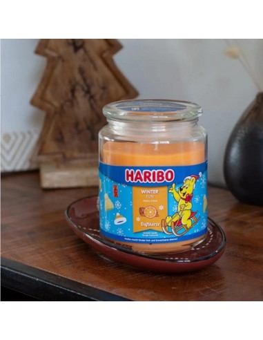 CANDELA HARIBO PICCOLA IN VETRO 85gr. - WINTER FUN