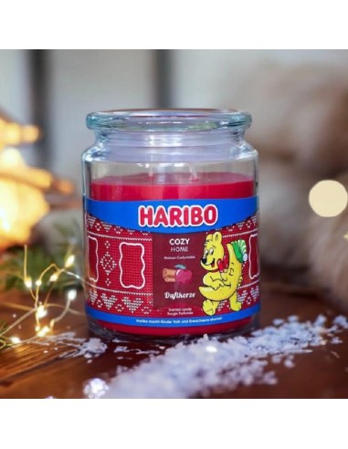 CANDELA HARIBO PICCOLA IN VETRO 85gr. - COZY HOME