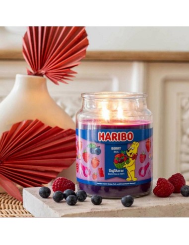 HARIBO CANDELA GRANDE PROFUMATA IN VETRO 510gr - BERRY MIX