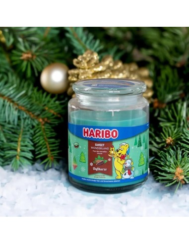 HARIBO CANDELA GRANDE PROFUMATA IN VETRO 510gr - SWEET WONDERLAND