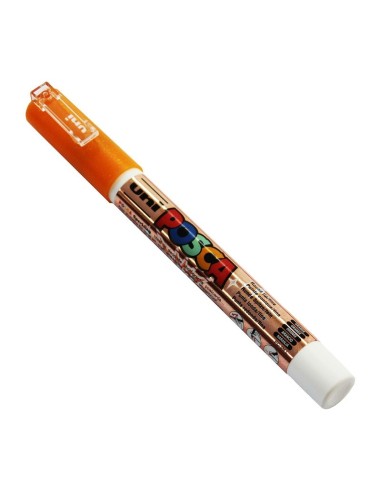 PENNARELLO UNI POSCA SPARKLING FINE ARANCIONE GLITTER