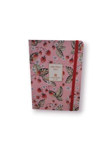 AGENDA TURNOWSKY 2024, 12 MESI, GIORNALIERA, MINI - STRAWBERRIES