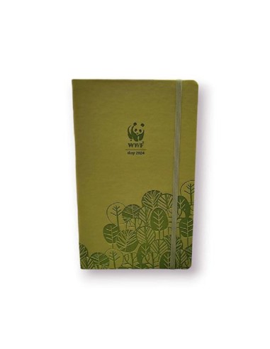 AGENDA WWF 2024, 12 MESI, GIORNALIERA, LARGE - VERDE