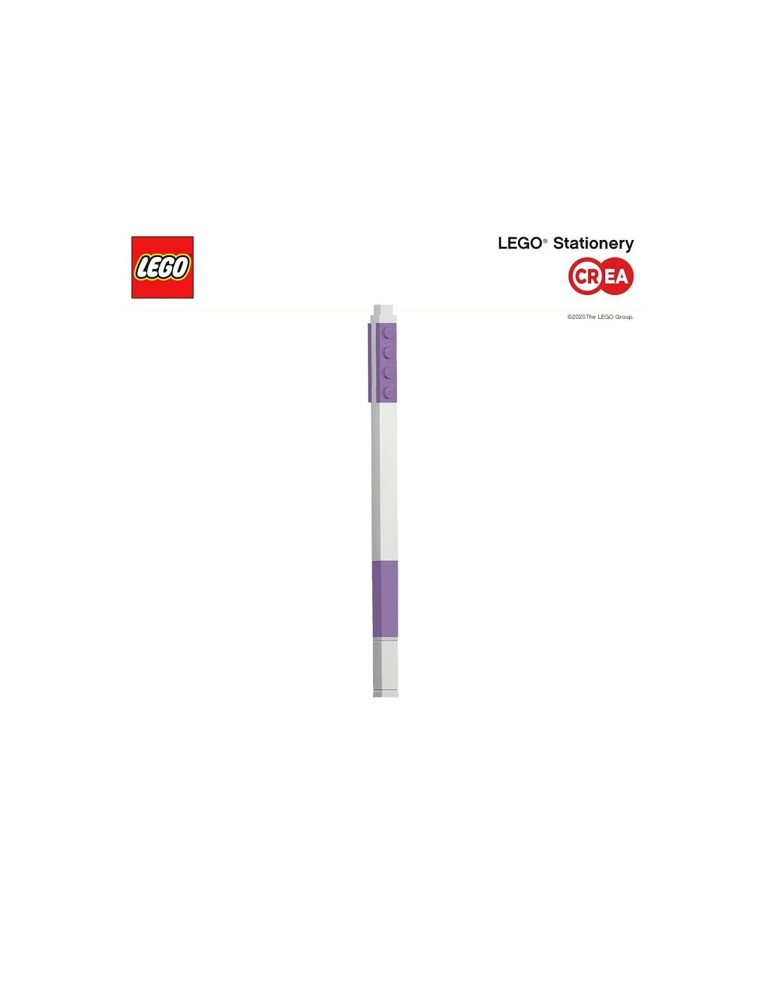 LEGO PENNA GEL LAVANDA 52658