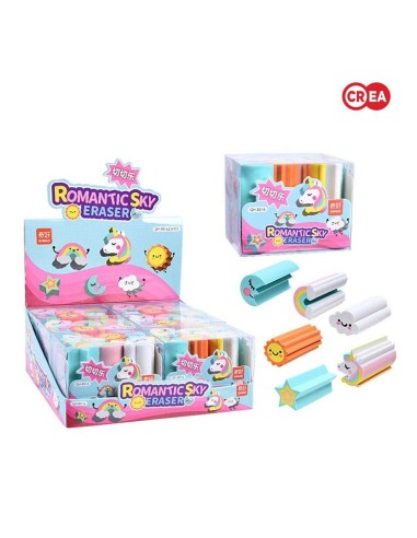 SET DI 6 GOMME DA CANCELLARE RAINBOW