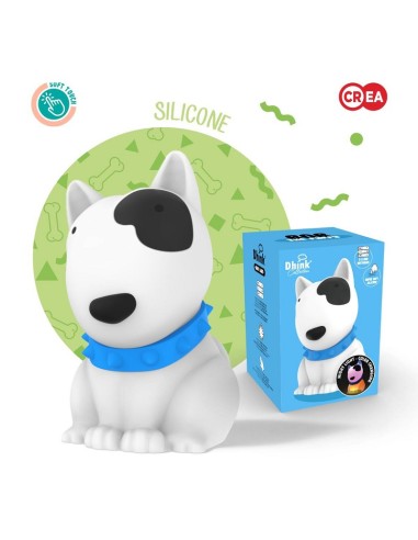 LAMPADA LED NOTTURNA CAGNOLINO A BATTERIA