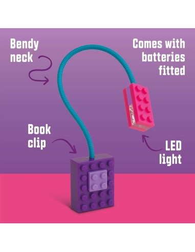 LUCE DA LETTURA LEGO - VIOLA/ROSA