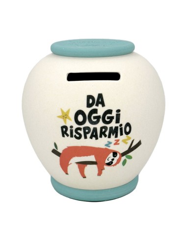 SALVADANAIO XL BAMBOO - DA OGGI RISPARMIO