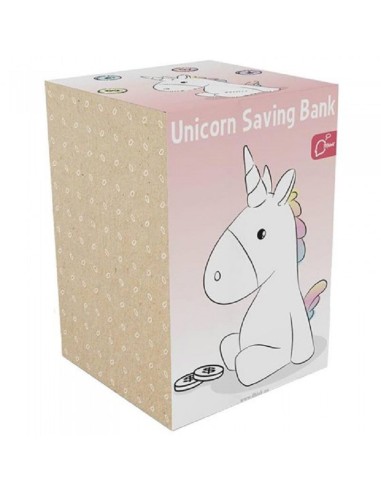 SALVADANAIO UNICORNO ARCOBALENO 