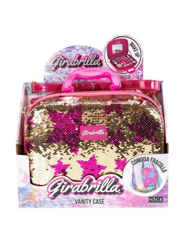 GIRABRILLA VANITY CASE DORATO CON STELLE
