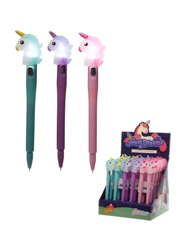 PENNA CON LED - UNICORNO