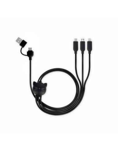 3-in-1 Charging and Synchronisation Cable - Three Hugs