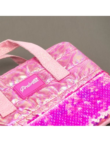 GIRABRILLA PUFFER MAKE UP SET ROSA FLUO
