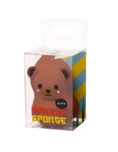 SPUGNETTA PER IL TRUCCO ANIMALI DOLCI - ORSETTO
