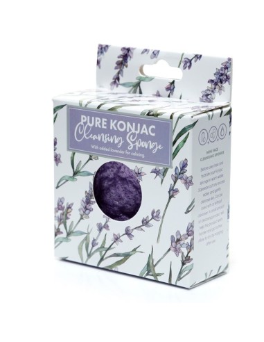 SPUGNA VISO IN KONJAC CON LAVANDA CALMANTE 