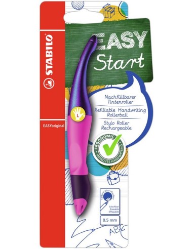 PENNA ROLLER STABILO EASY ORIGINAL HOLOGRAPH PER MANCINI CON RICARICA