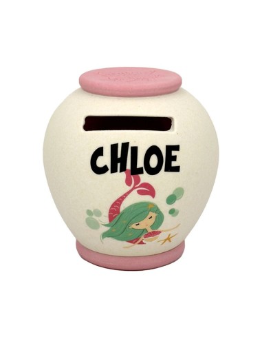 SALVADANAIO PERSONALIZZATO IN BAMBOO - CHLOE