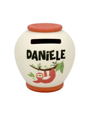 SALVADANAIO PERSONALIZZATO IN BAMBOO - DANIELE