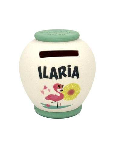 SALVADANAIO PERSONALIZZATO IN BAMBOO - ILARIA