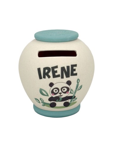 SALVADANAIO PERSONALIZZATO IN BAMBOO - IRENE
