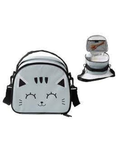 PORTA PRANZO LUNCH BAG CON TRACOLLA GATTINO