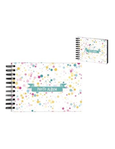 PHOTO ALBUM ITOTAL BUBBLES CON ADESIVI COLORATI 215x150mm 30 PG.