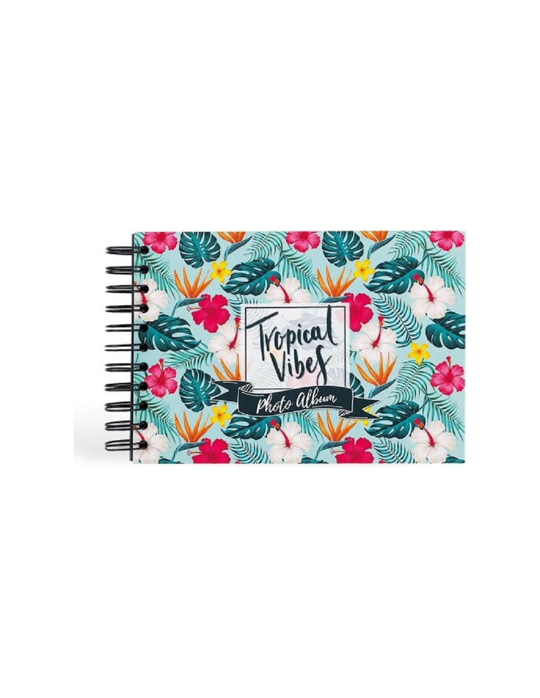 PHOTO ALBUM ITOTAL TROPICAL VIBES CON ADESIVI COLORATI 215x150mm 30 PG