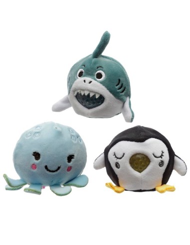 ANTISTRESS DI PELUCHE CON SLIME - ANIMALI MARINI