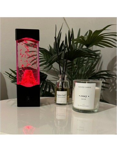 LAMPADA VOLCANO SQUADRATA 23cm - LAVA LAMP