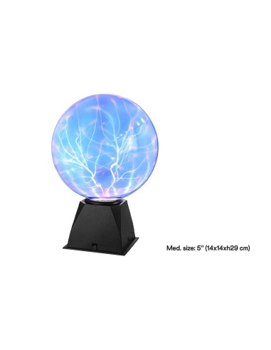LAMPADA PLASMA BLU 5 POLLICI