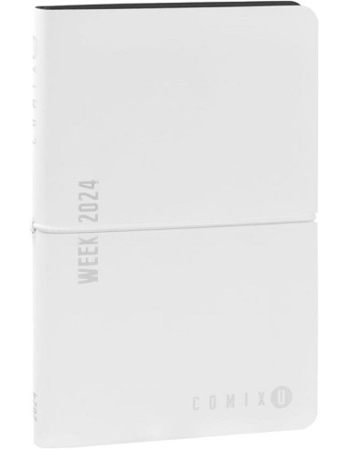 AGENDA COMIX U 2024, 12 MESI, SETTIMANALE, MEDIUM - WHITE