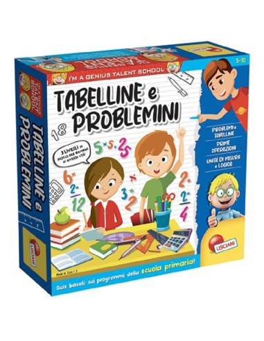 I'M A GENIUS TALENT SCHOOL - TABELLINE E PROBLEMINI