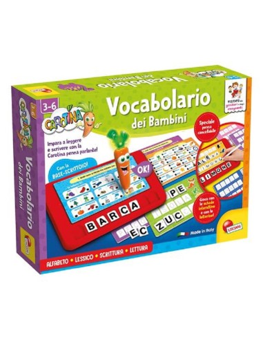 CAROTINA PENNA PARLANTE VOCABOLARIO DEI BAMBINI