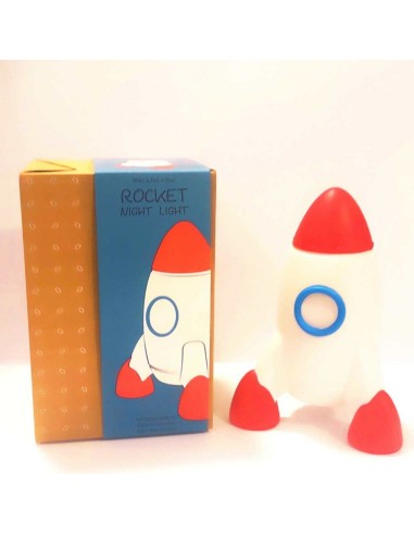 Lampada Notte Astronave a Pile e Timer