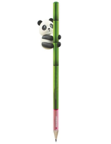 MATITA LEGAMI CON PANDA IN GOMMA I LOVE BAMBOO
