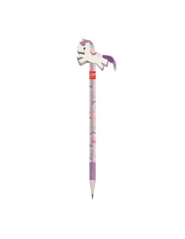 MATITA LEGAMI CON UNICORNO IN GOMMA -UNICORN-