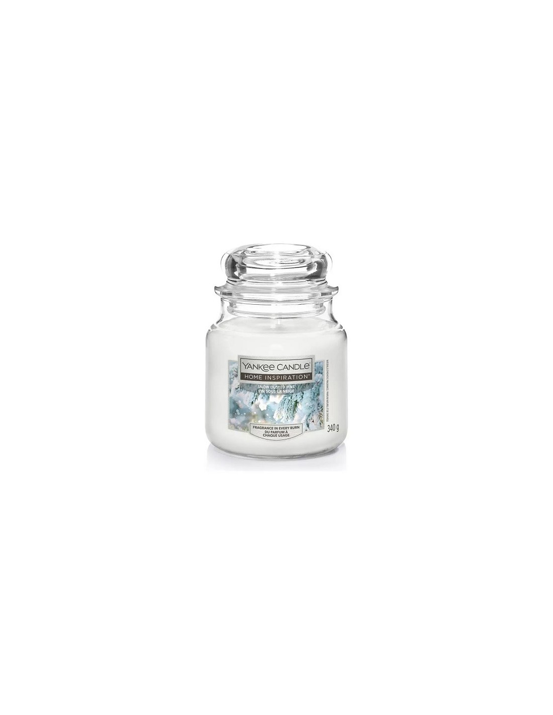 CANDELA GIARA MEDIA YANKEE CANDLE - SNOW DUSTED PINE