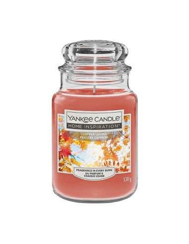 CANDELA GIARA GRANDE YANKEE CANDLE - COPPER LEAVES